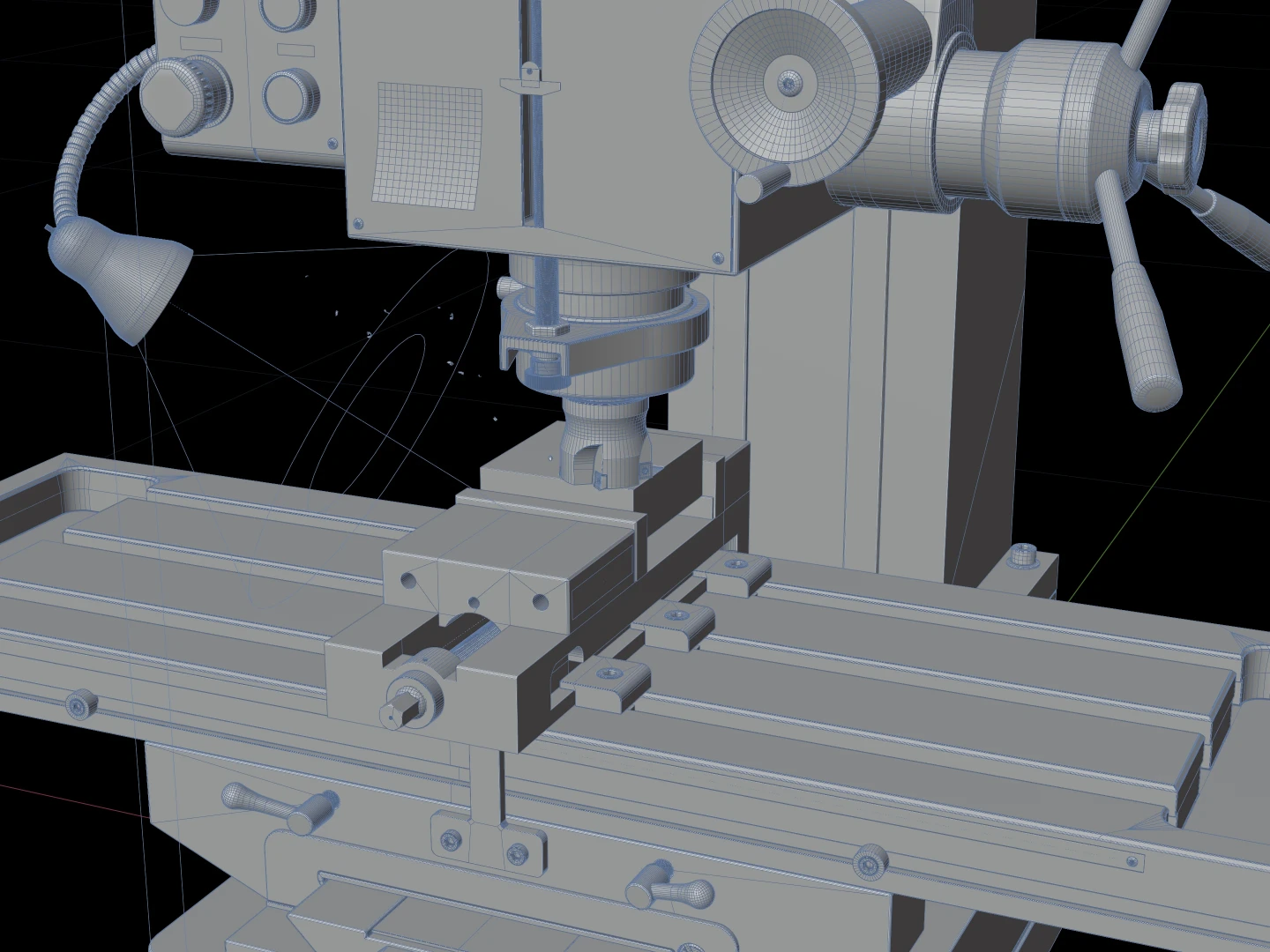 clay render for milling machine